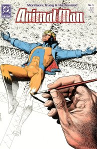 Cover of "The Coyote Gospel." (Animal Man #5)
